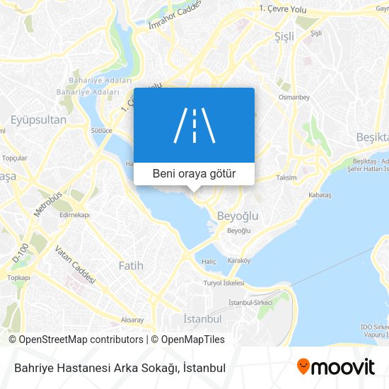 Bahriye Hastanesi Arka Sokağı harita