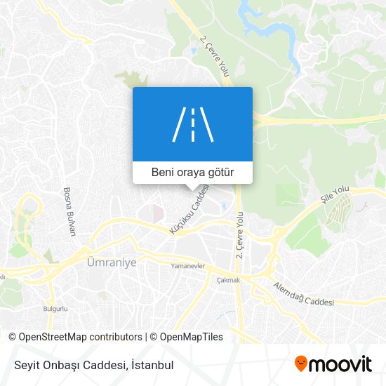 Seyit Onbaşı Caddesi harita