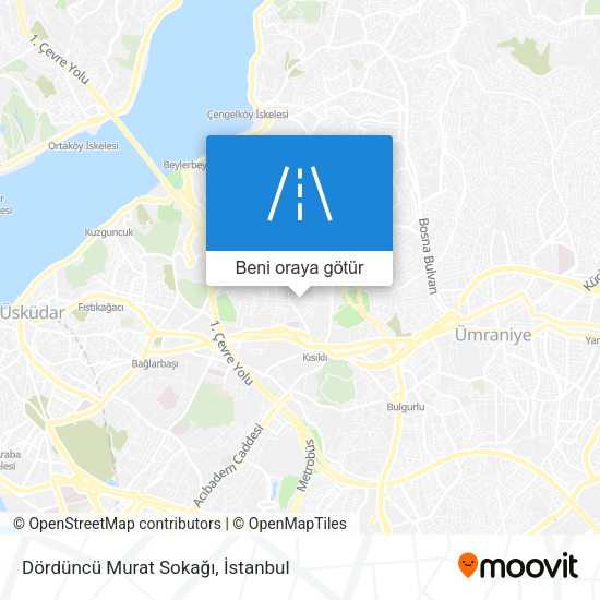 Dördüncü Murat Sokağı harita