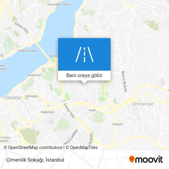 Çimenlik Sokağı harita