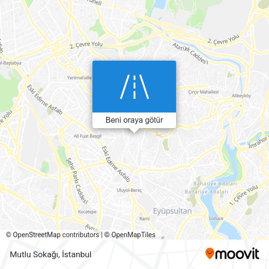 Mutlu Sokağı harita