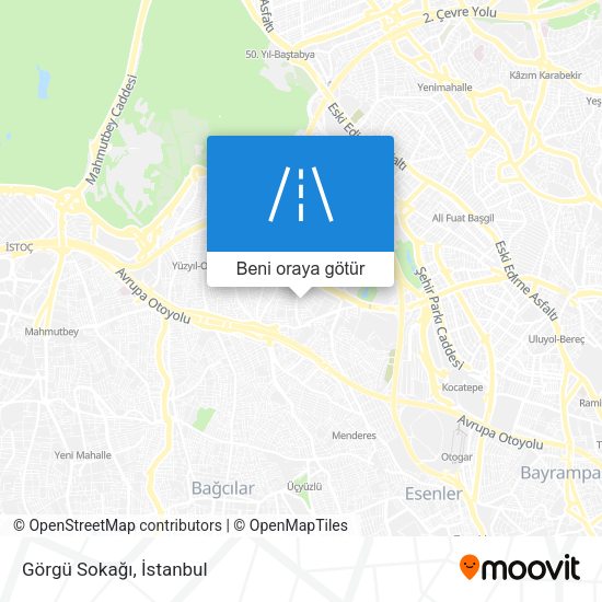 Görgü Sokağı harita
