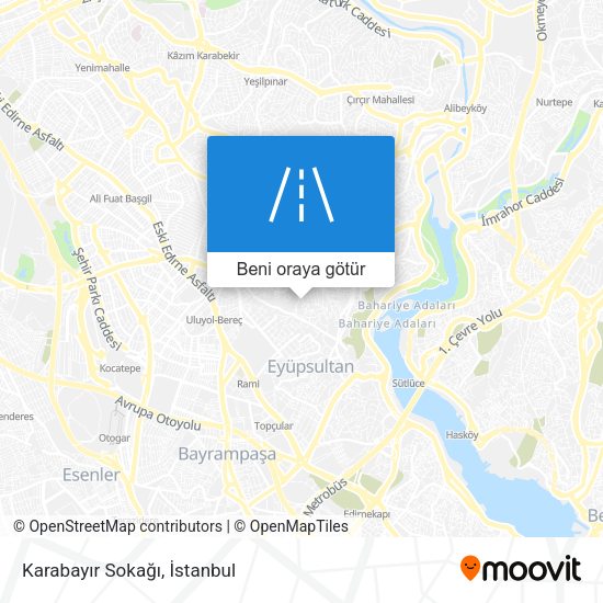 Karabayır Sokağı harita