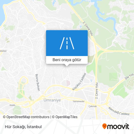 Hür Sokağı harita