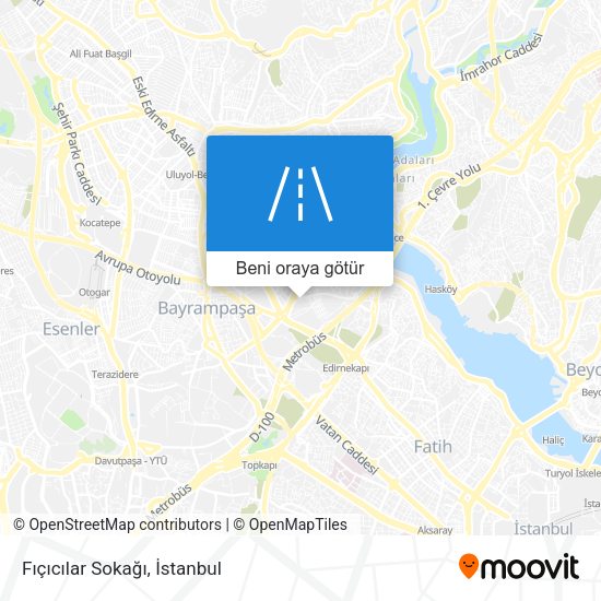 Fıçıcılar Sokağı harita