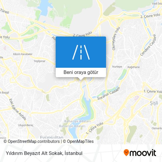 Yıldırım Beyazıt Alt Sokak harita