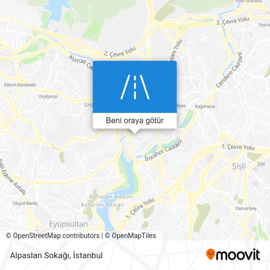 Alpaslan Sokağı harita