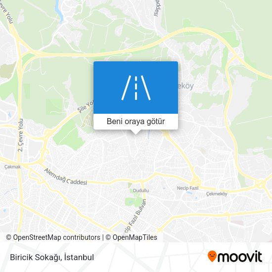 Biricik Sokağı harita