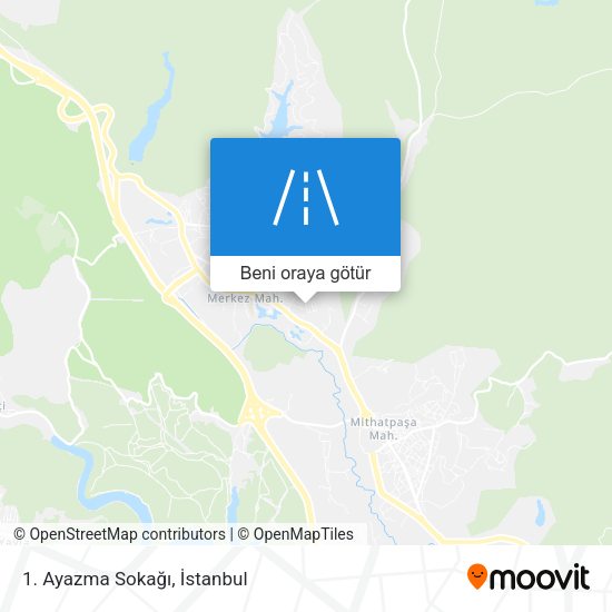 1. Ayazma Sokağı harita