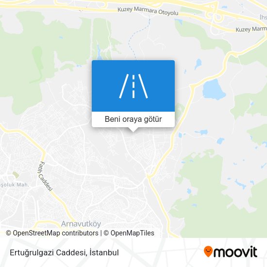 Ertuğrulgazi Caddesi harita
