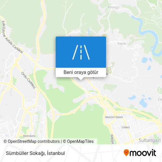 Sümbüller Sokağı harita