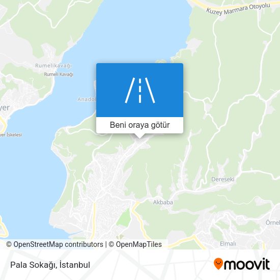 Pala Sokağı harita