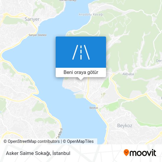 Asker Saime Sokağı harita