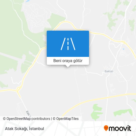 Atak Sokağı harita