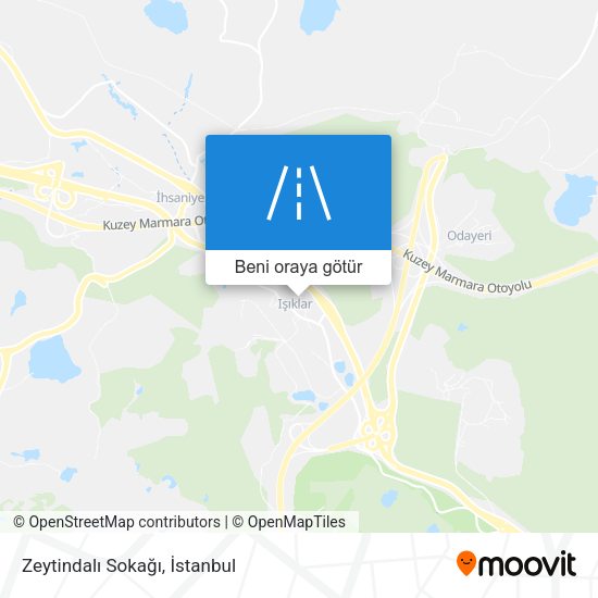 Zeytindalı Sokağı harita