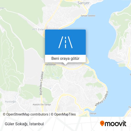 Güler Sokağı harita