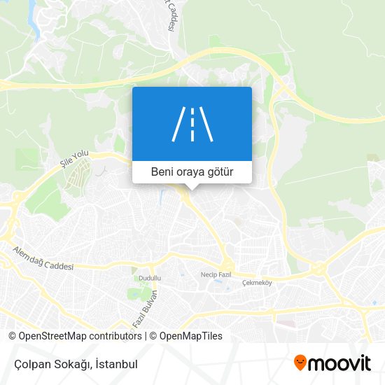 Çolpan Sokağı harita