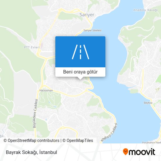Bayrak Sokağı harita