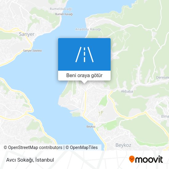 Avcı Sokağı harita