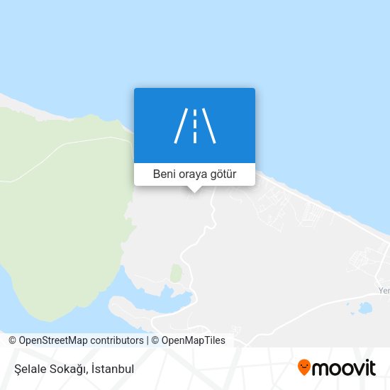Şelale Sokağı harita