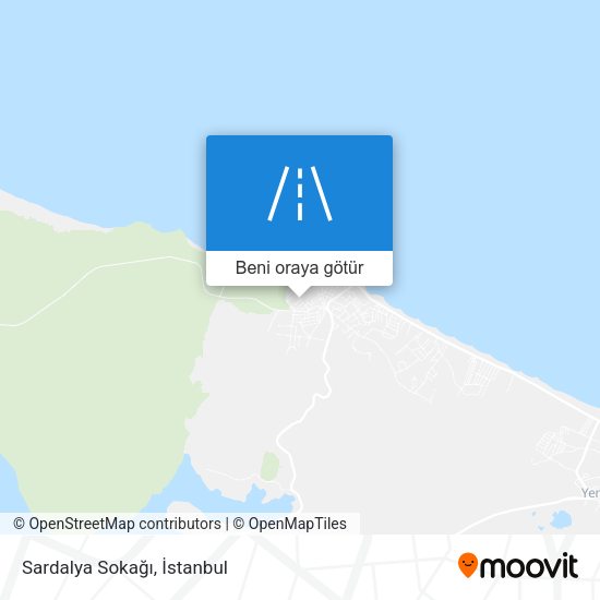 Sardalya Sokağı harita