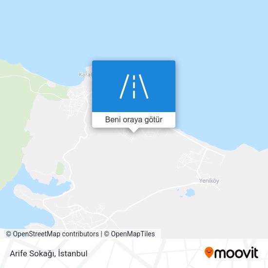 Arife Sokağı harita