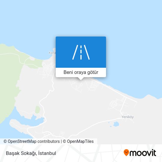 Başak Sokağı harita