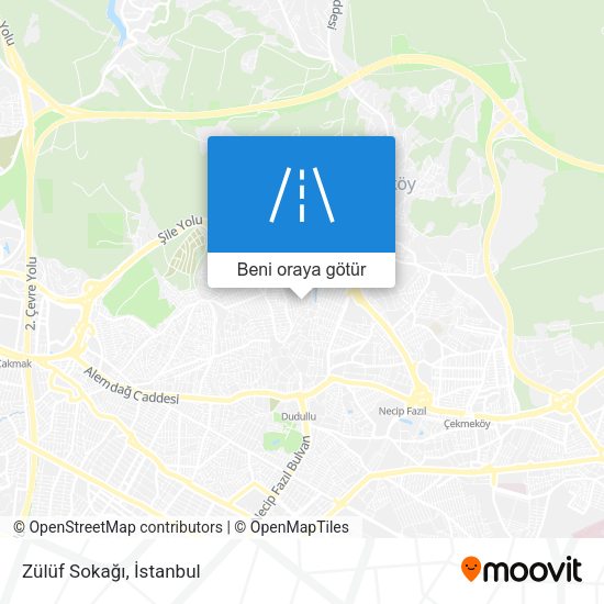 Zülüf Sokağı harita