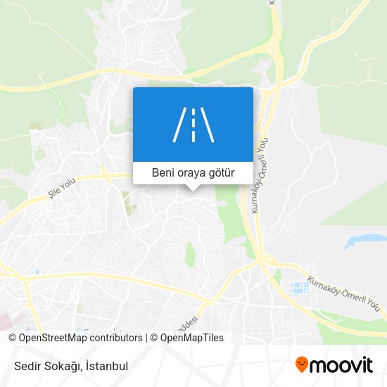 Sedir Sokağı harita