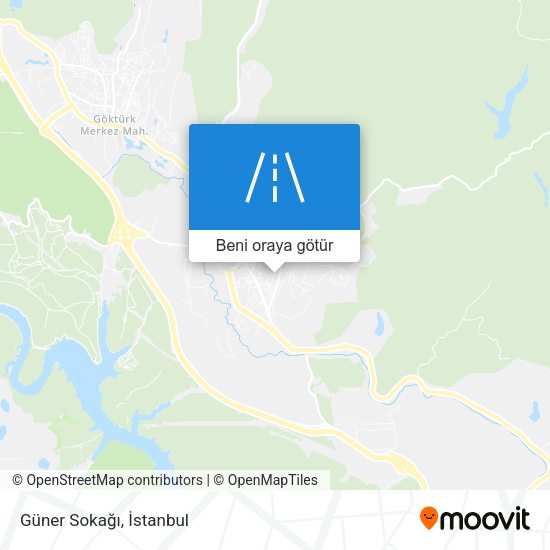 Güner Sokağı harita