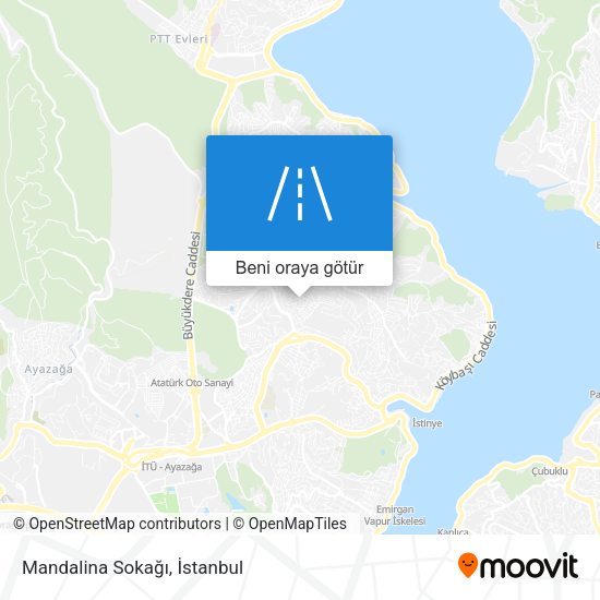 Mandalina Sokağı harita