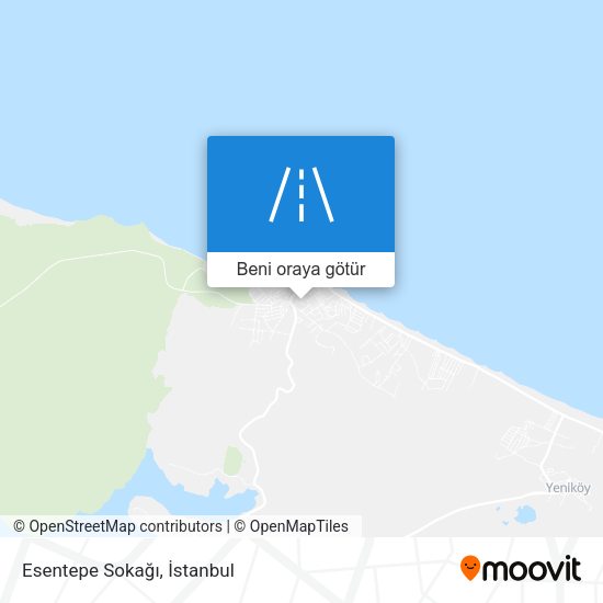 Esentepe Sokağı harita