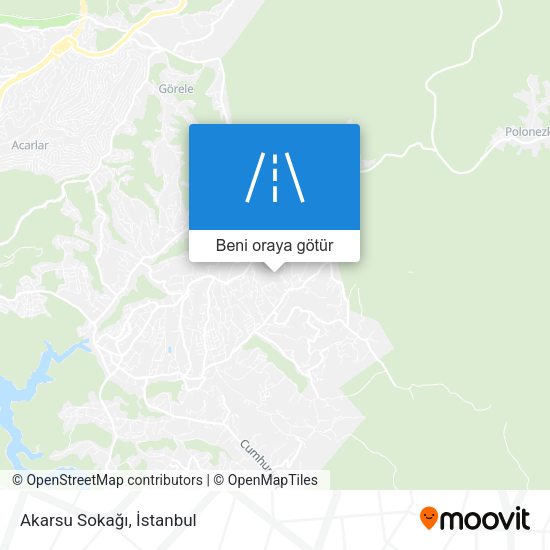 Akarsu Sokağı harita