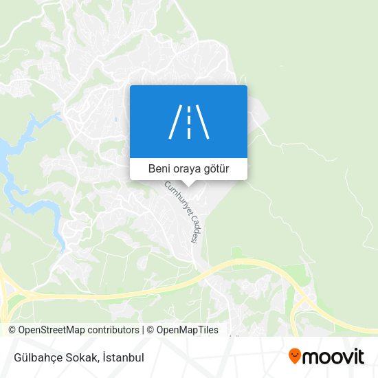 Gülbahçe Sokak harita
