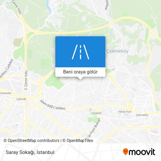 Saray Sokağı harita