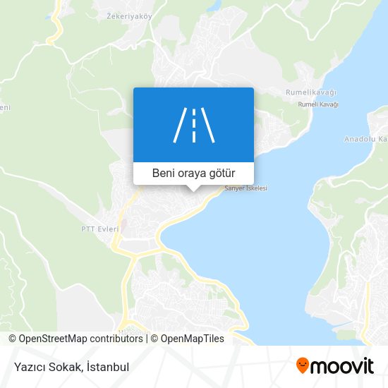 Yazıcı Sokak harita