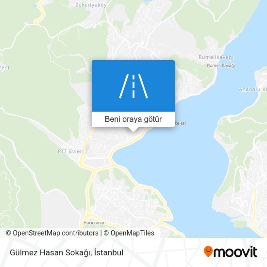 Gülmez Hasan Sokağı harita