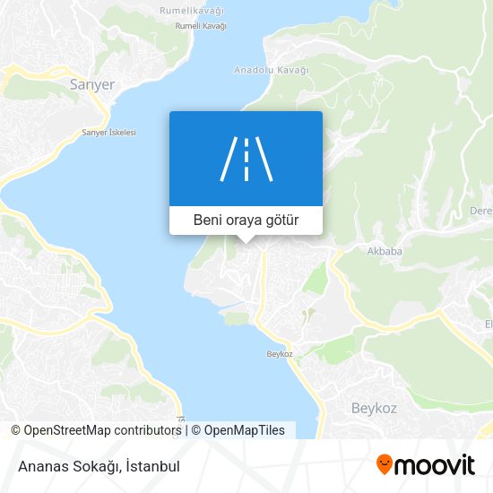Ananas Sokağı harita