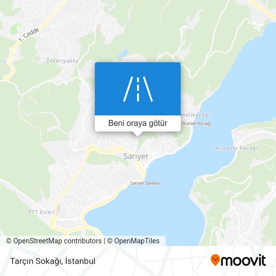Tarçın Sokağı harita