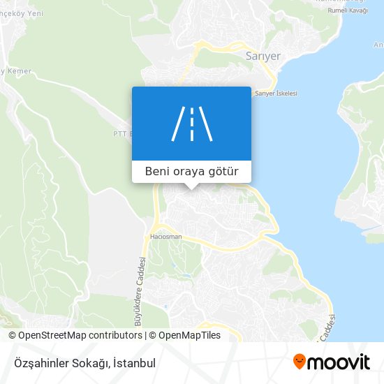 Özşahinler Sokağı harita