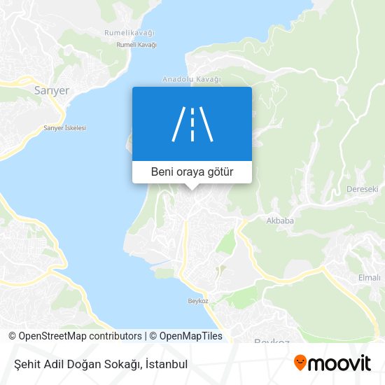 Şehit Adil Doğan Sokağı harita