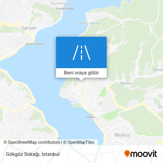 Gökgöz Sokağı harita