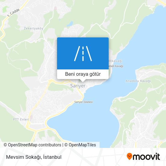 Mevsim Sokağı harita