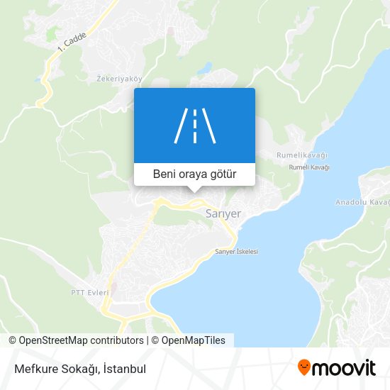 Mefkure Sokağı harita