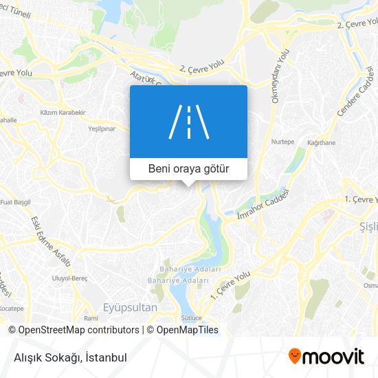 Alışık Sokağı harita