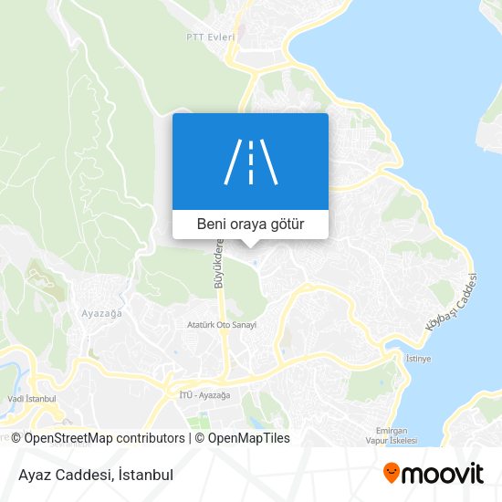 Ayaz Caddesi harita