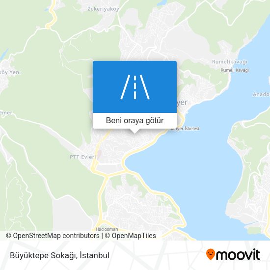 Büyüktepe Sokağı harita