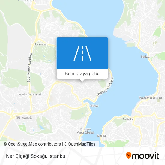 Nar Çiçeği Sokağı harita