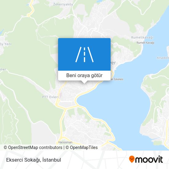 Ekserci Sokağı harita