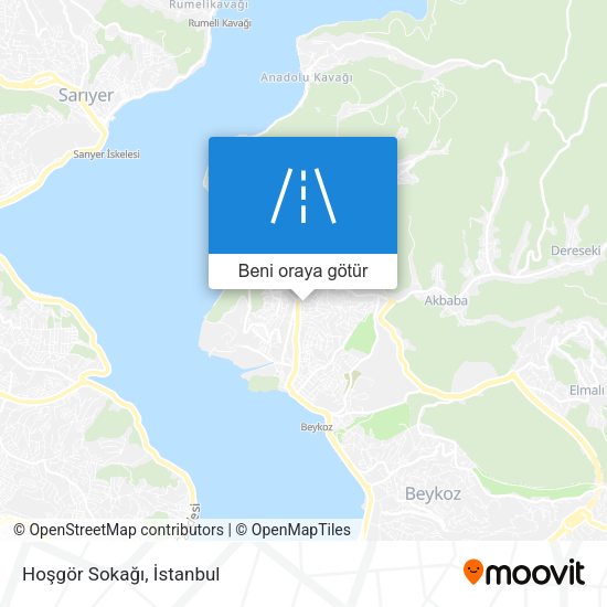 Hoşgör Sokağı harita